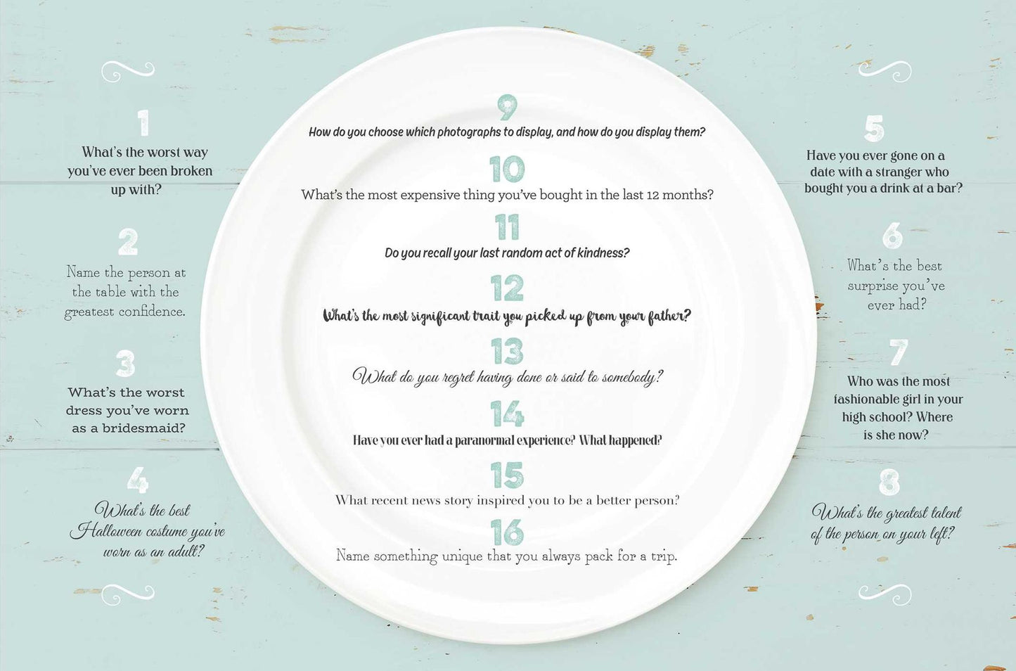 Girls' Night In Party Placemats: More than 400 conversation starters to amaze, amuse, and astound your BFFs