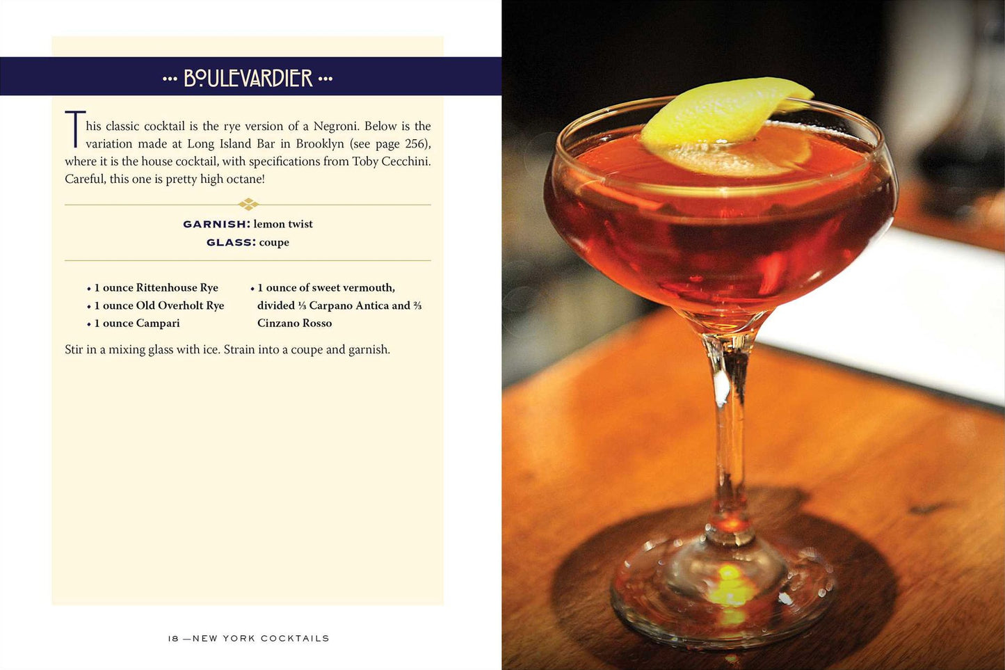 New York Cocktails: An Elegant Collection of Over 100 Recipes Inspired by the Big Apple