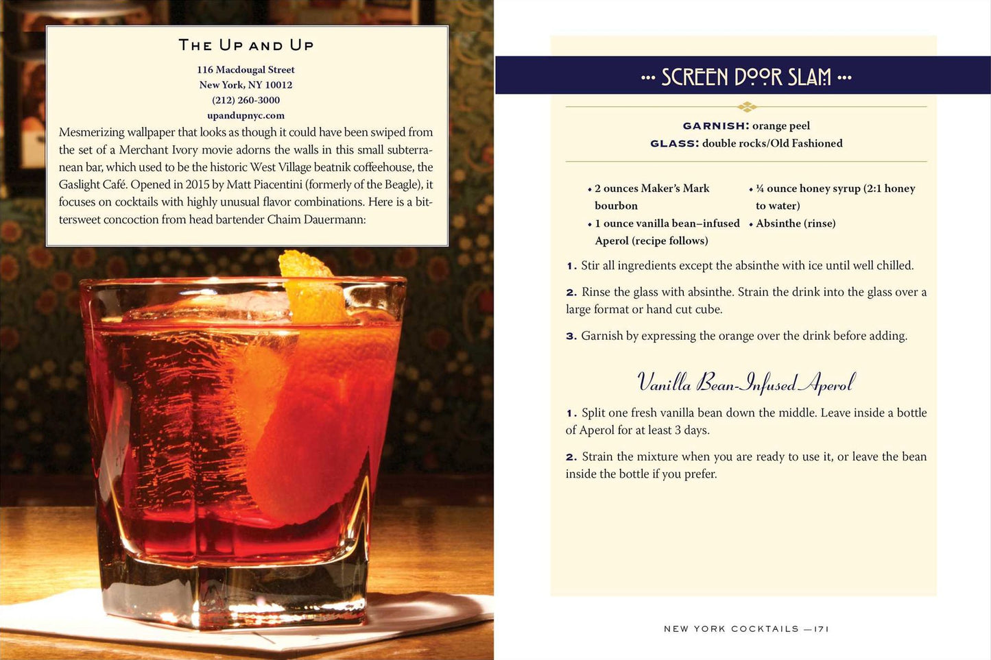 New York Cocktails: An Elegant Collection of Over 100 Recipes Inspired by the Big Apple