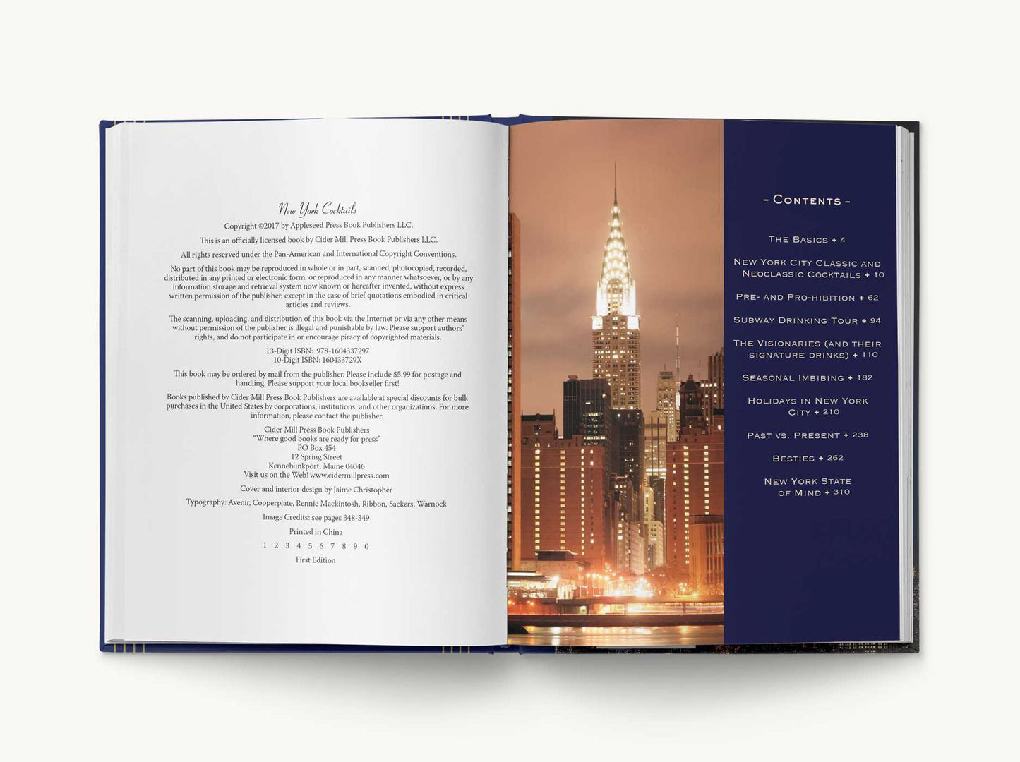 New York Cocktails: An Elegant Collection of Over 100 Recipes Inspired by the Big Apple