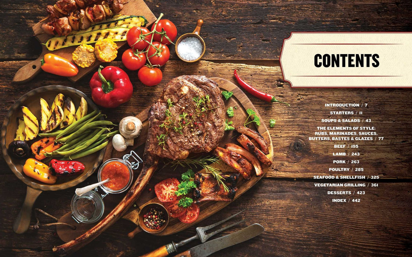 Grilling : 280+ Sizzling Recipes for Year-round Grilling