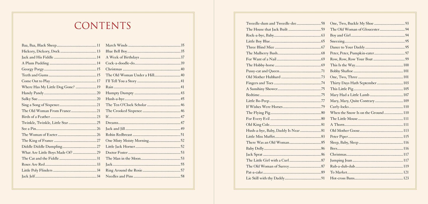 The Classic Collection of Mother Goose Nursery Rhymes: Over 101 Cherished Poems