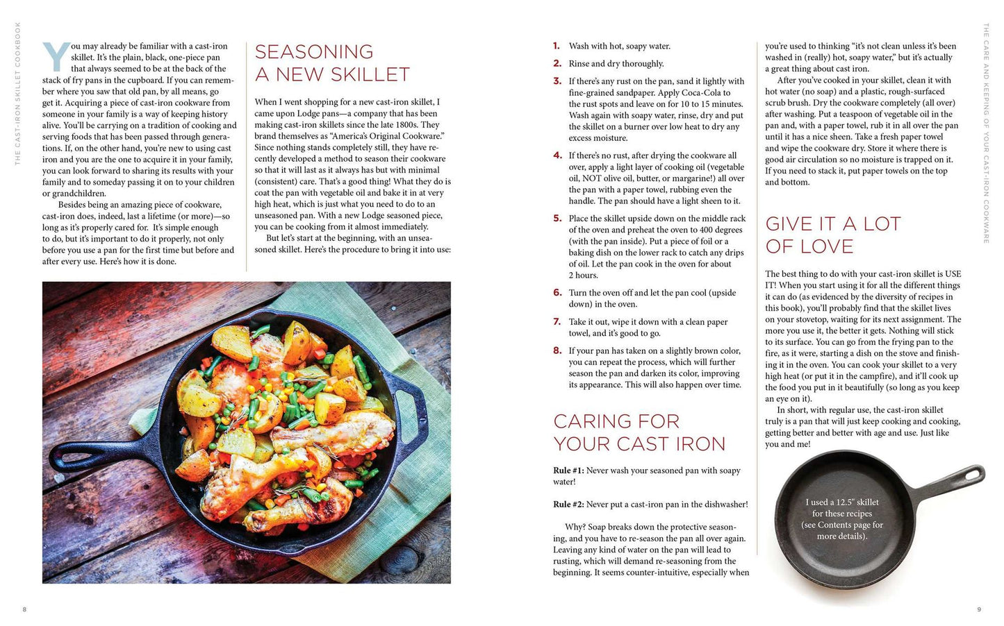 The Cast Iron Skillet Cookbook: A Tantalizing Collection of Over 200 Delicious Recipes for Every Kitchen