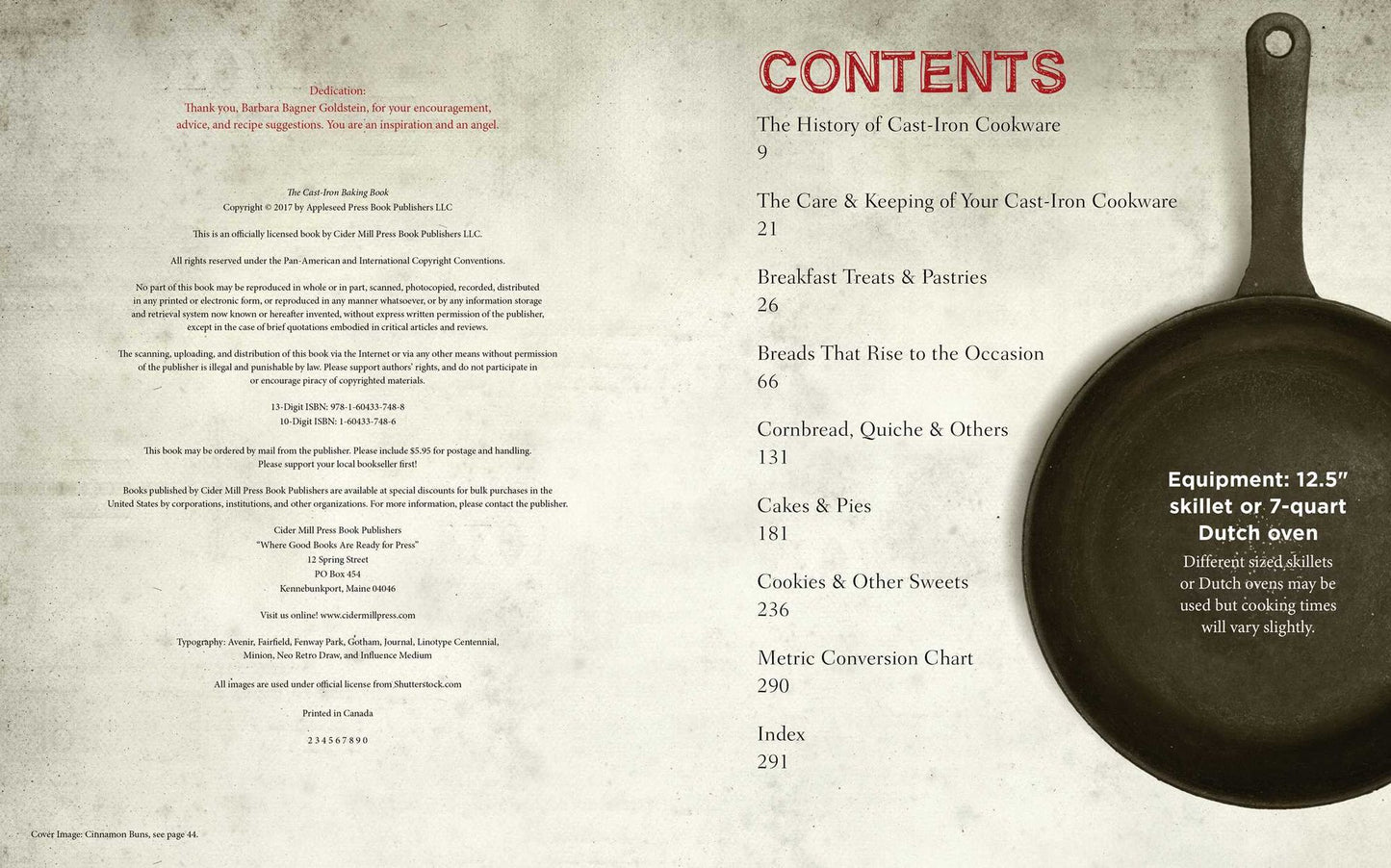 The Cast Iron Baking Book: More Than 175 Delicious Recipes for Your Cast-Iron Collection