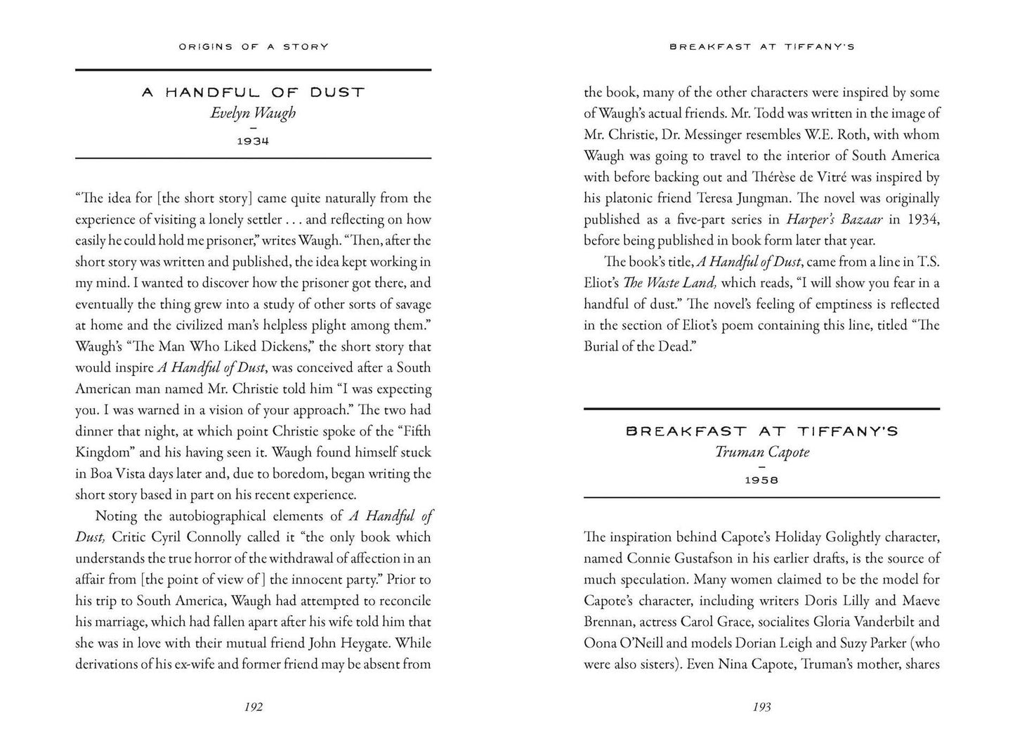 Origins of a Story: 202 true inspirations behind the world's greatest literature