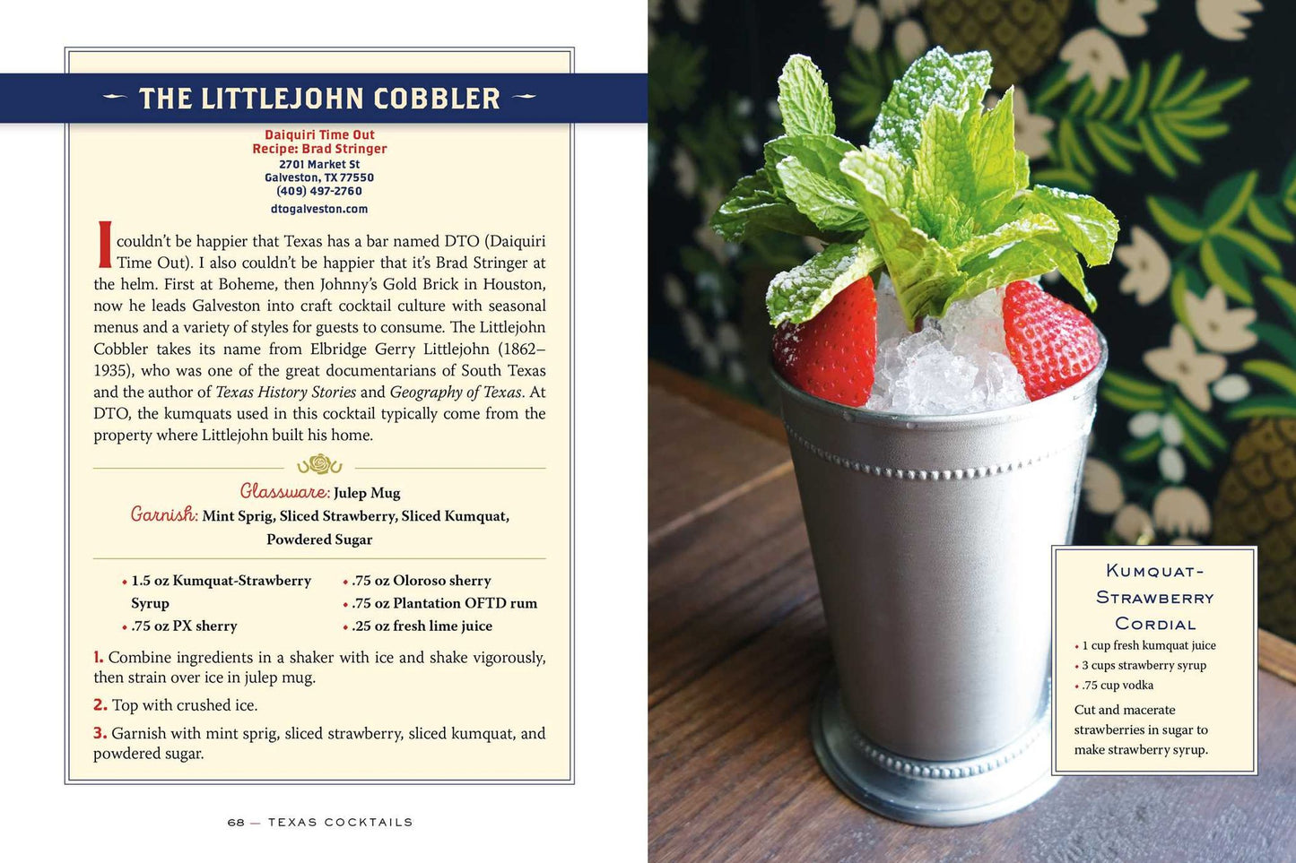 Texas Cocktails: An Elegant Collection of More Than 100 Recipes Inspired by the Lone Star State