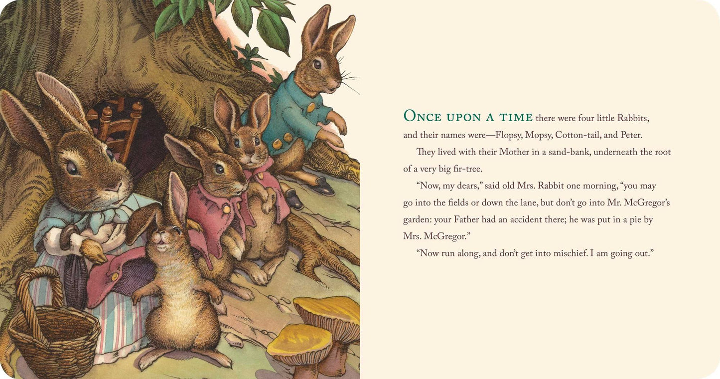 The Classic Tale of Peter Rabbit Oversized Padded Board Book: The Classic Edition