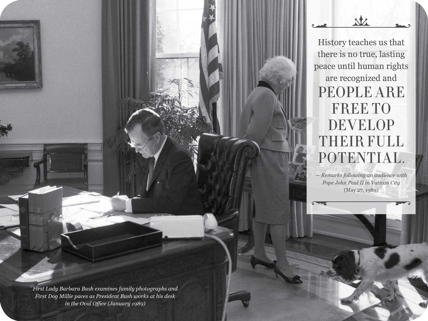 George H. W. Bush Signature Notebook