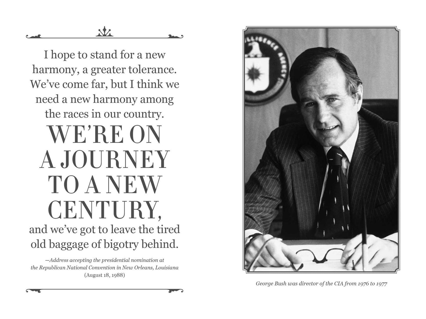 George H. W. Bush Signature Notebook