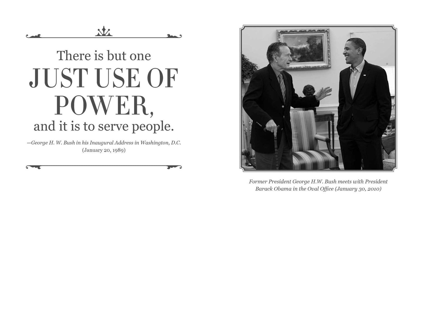 George H. W. Bush Signature Notebook