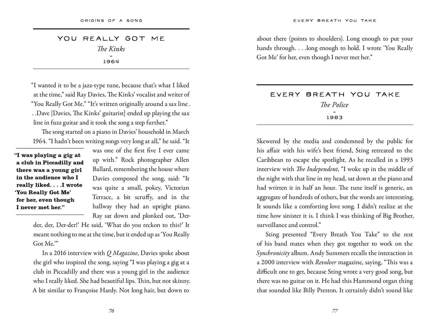 Origins of a Song: 202 true inspirations behind the world's greatest lyrics