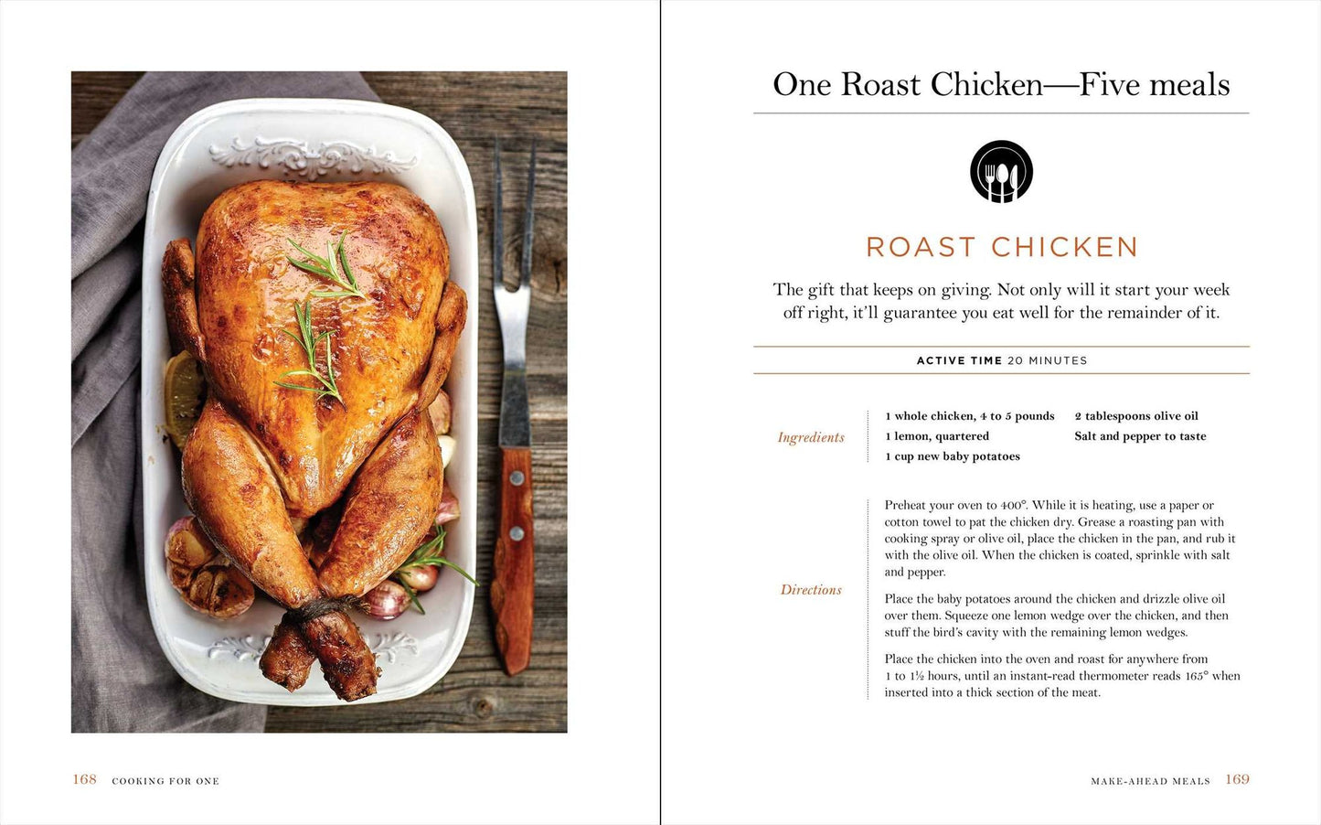 Cooking for One: Over 100 Delicious & Easy Meals Created for One Person