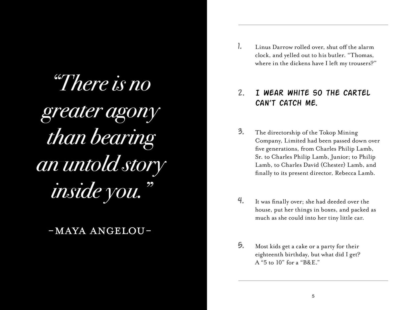 892 Opening Lines: Everything You Need to Get Started on Your Next Story