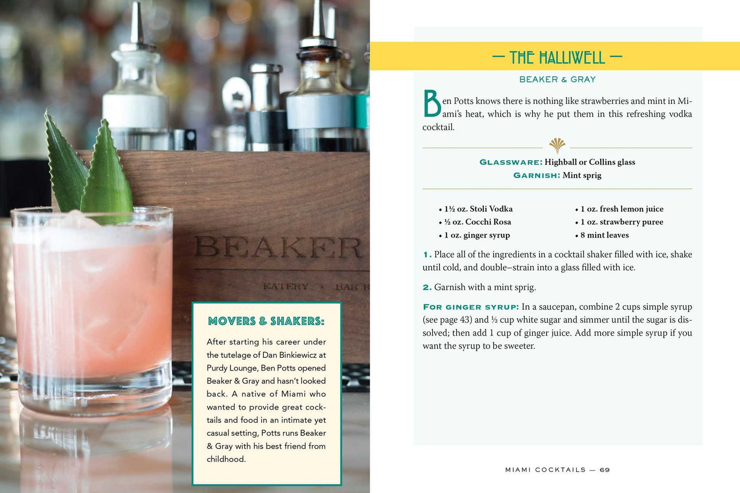 Miami Cocktails: An Elegant Collection of Over 100 Recipes Inspired by the Magic City