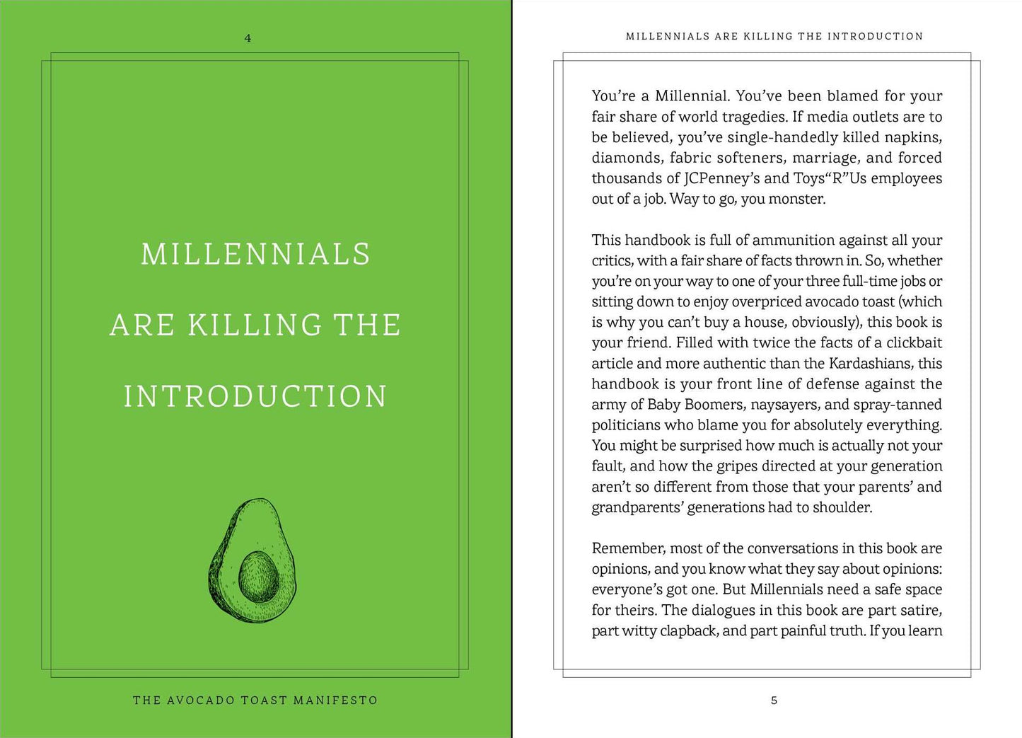 The Avocado Toast Manifesto