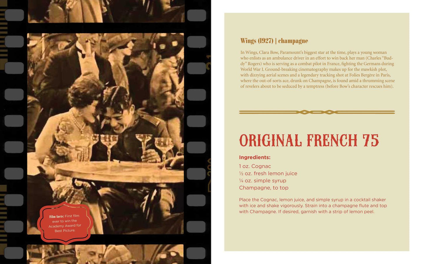 Hollywood Cocktails : Over 95 Recipes Celebrating Films from Paramount Pictures