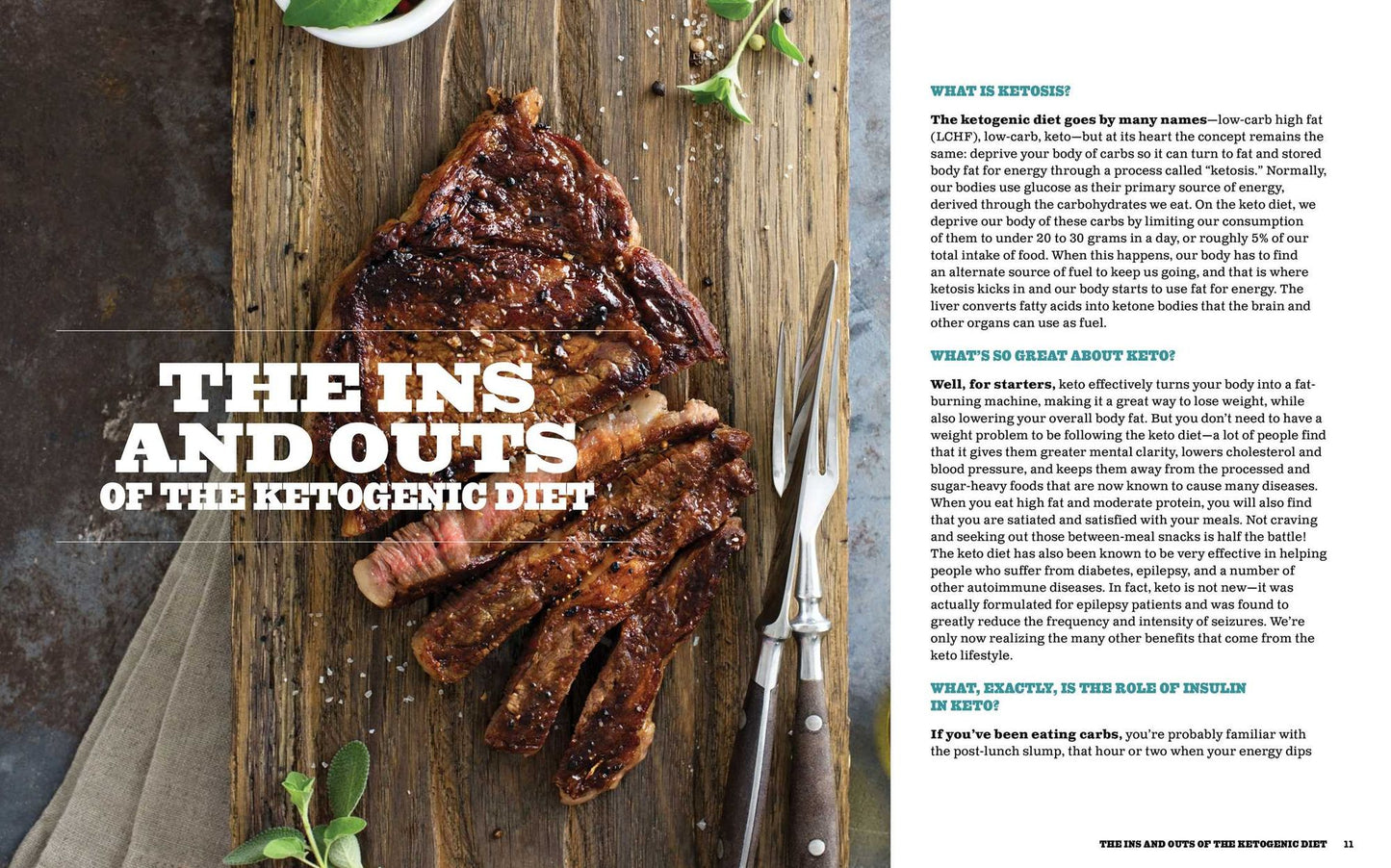 Keto Life : Over 100 Healthy and Delicious Ketogenic Recipes