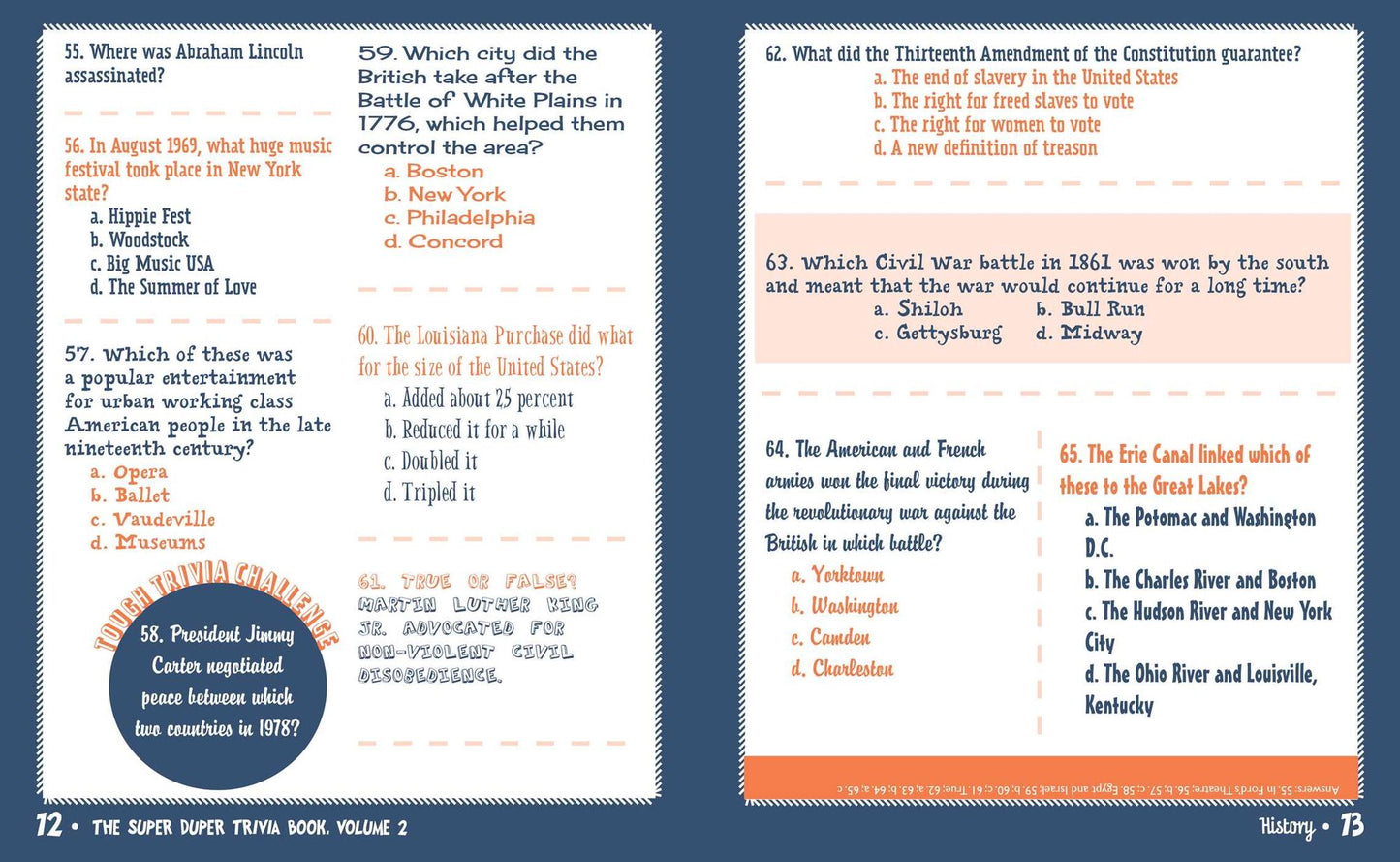 The Super Duper Trivia Book