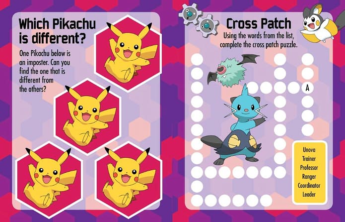 Pokemon Super Activity Book: Do You Know Unova?