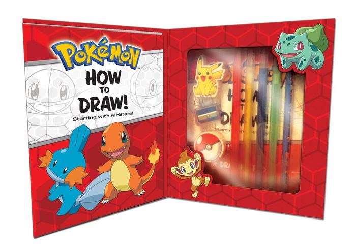 Pokemon How-to-Draw Kit: Starting with All-Stars!