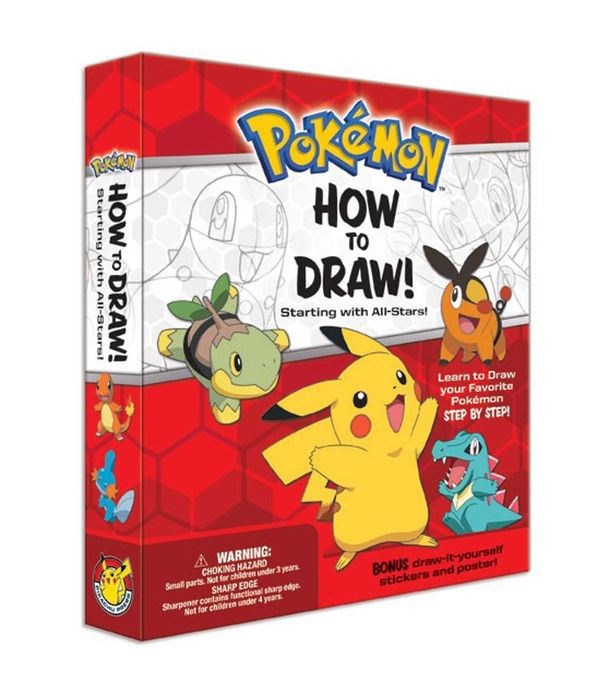 Pokemon How-to-Draw Kit: Starting with All-Stars!