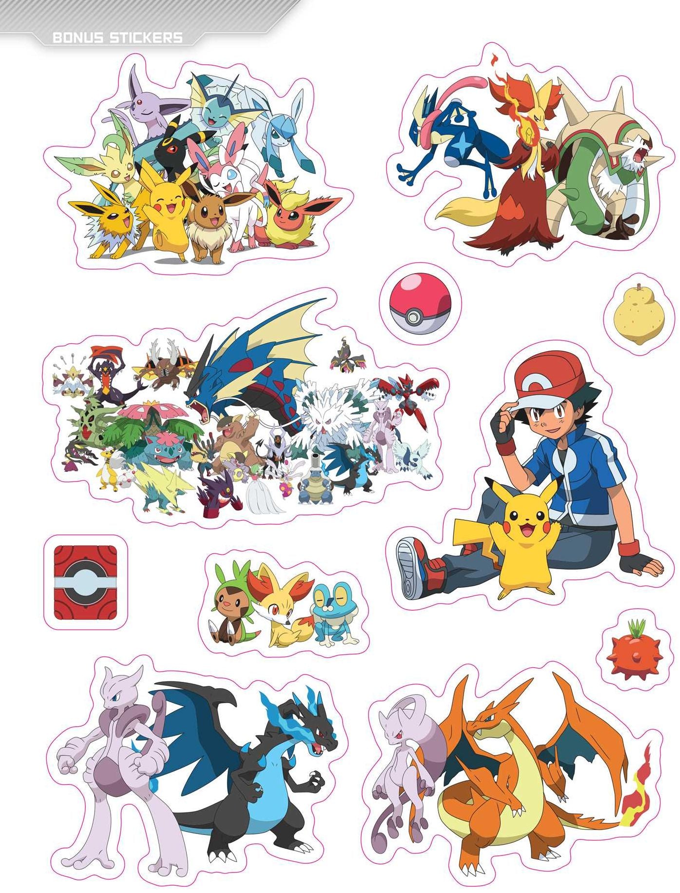 Pokemon Super Sticker Book: Kalos Region