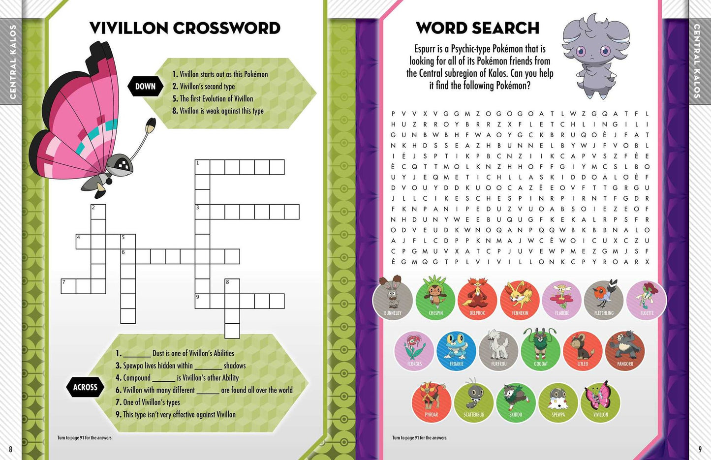 Pokemon Trainer Activity Book: Journey to the Kalos Region