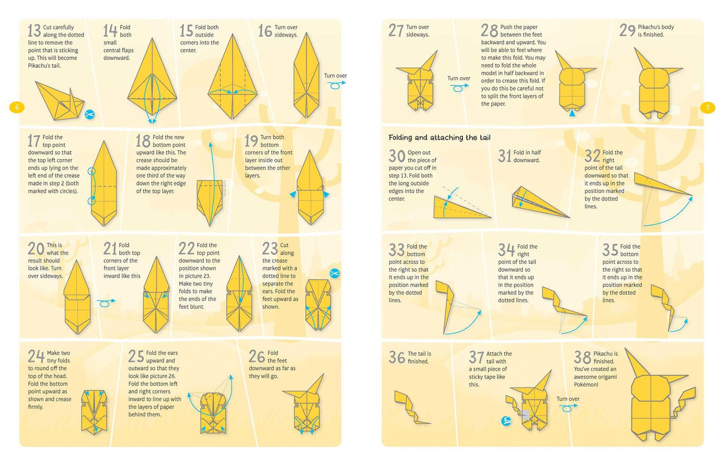 Pokemon Origami: Fold Your Own Pokemon!