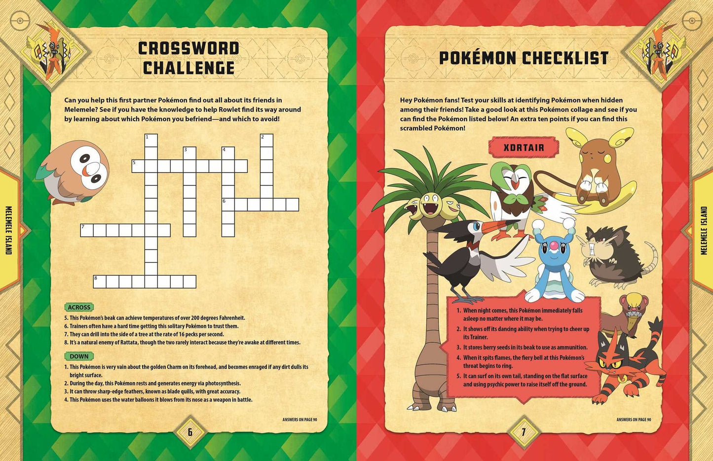 Pokemon Alola Region Activity Book