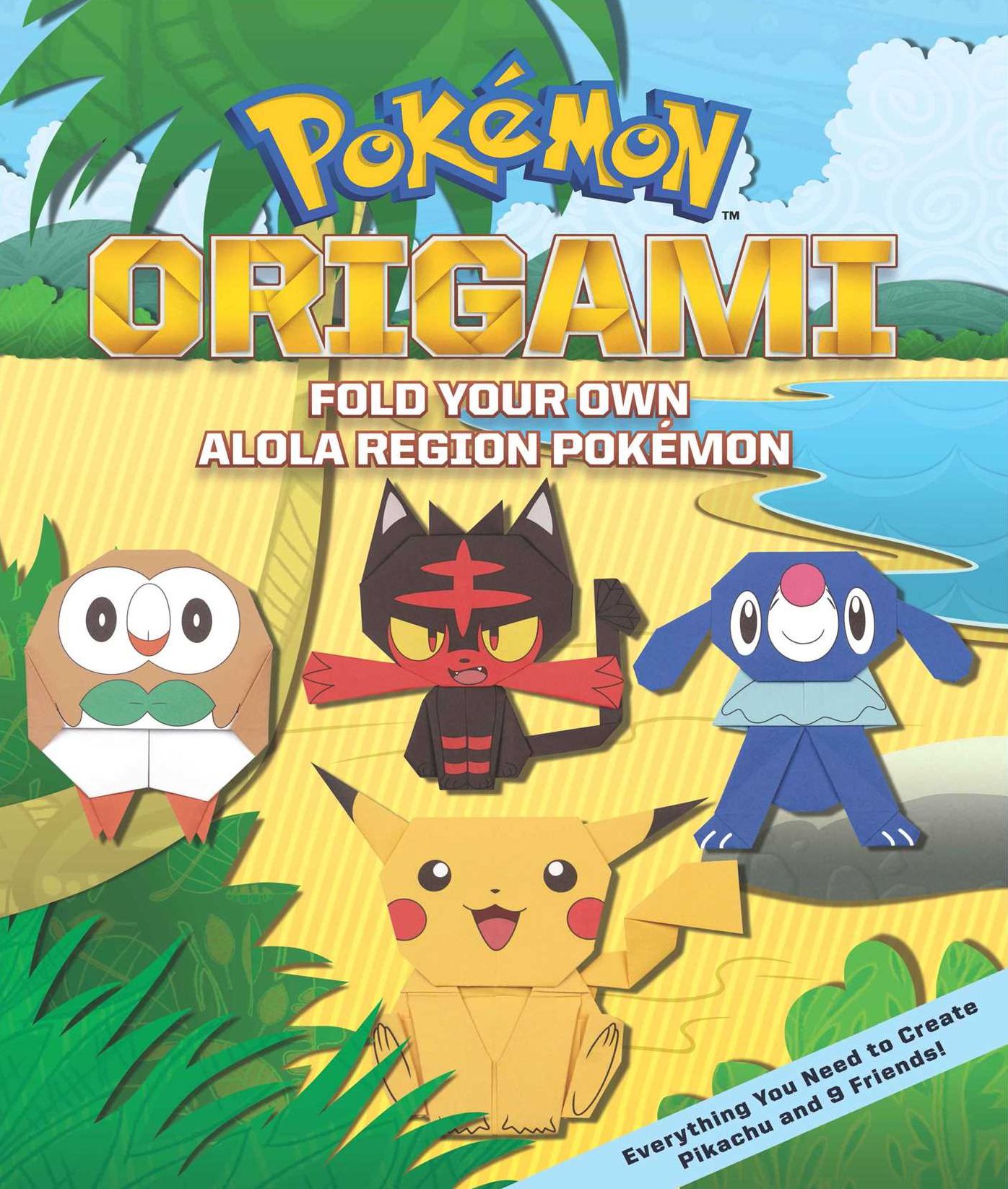 Pokï¿½mon Origami: Fold Your Own Alola Region Pokï¿½mon