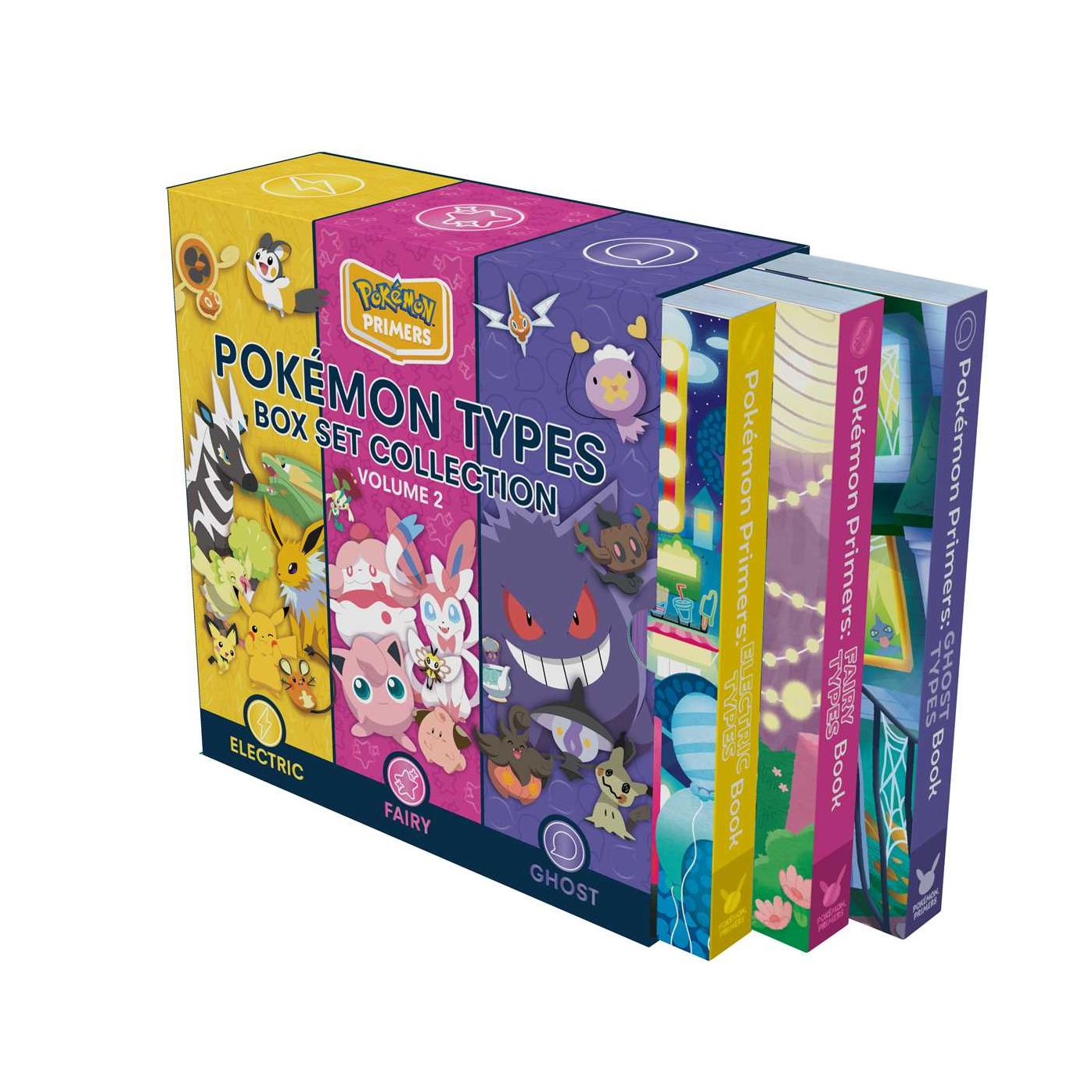 Pokémon Primers Types: Box Set Collection Volume 2: Electric, Fairy, and Ghost
