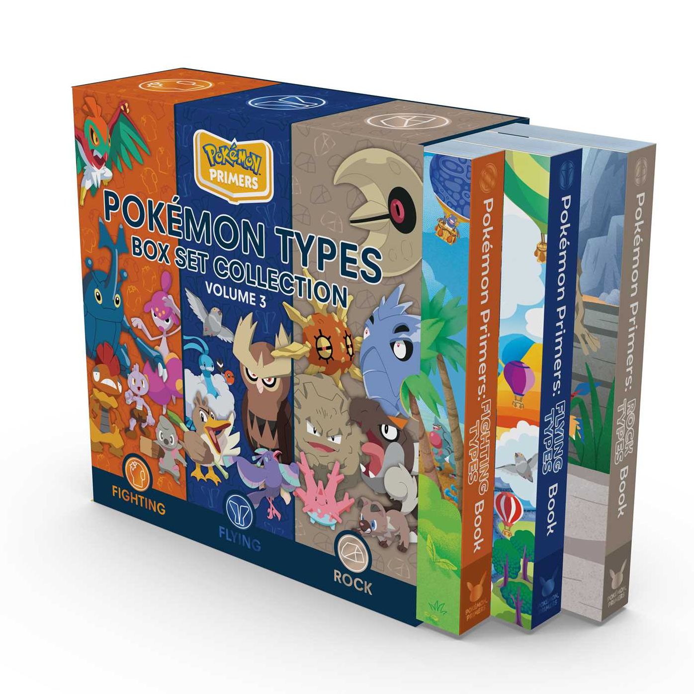 Pokï¿½mon Primers Type Box Set Collection, Volume 3: Fighting, Flying, Rock