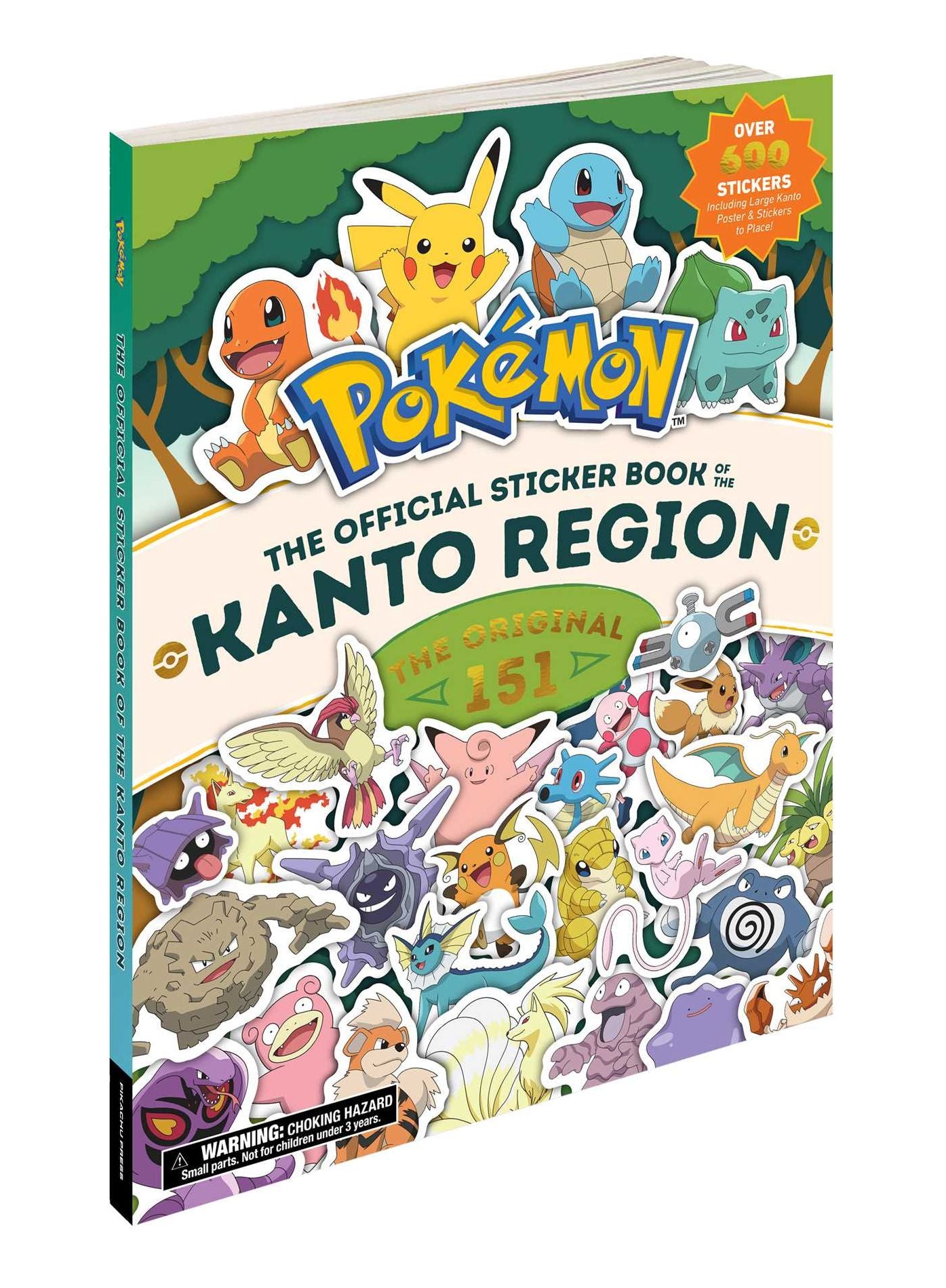 Pokï¿½mon The Official Sticker Book of the Kanto Region: The Original 151