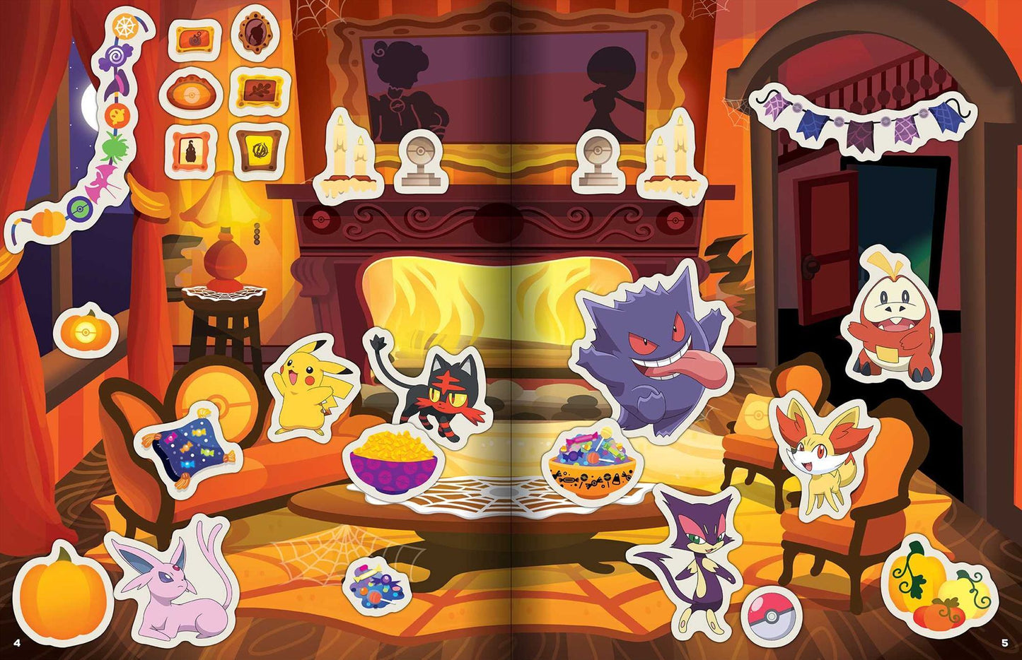 Pokémon Halloween: The Official Sticker Book: Over 500 Stickers!