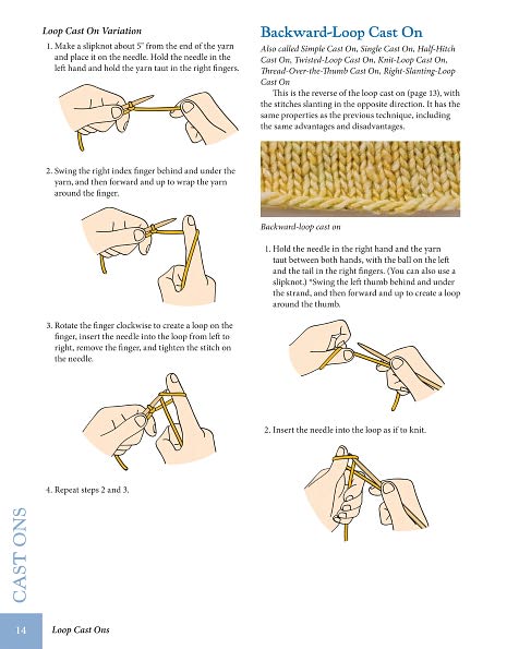 Cast On, Bind Off: 211 Ways to Begin and End Your Knitting