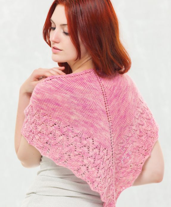 Sock-Yarn Shawls: 15 Lacy Knitted Shawl Patterns