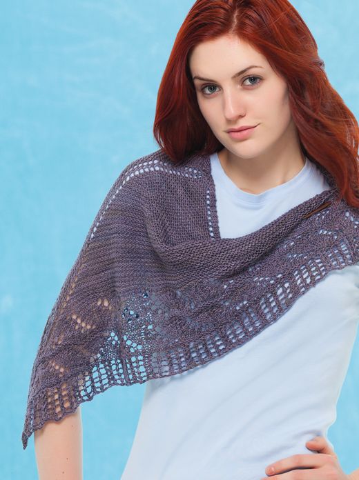 Sock-Yarn Shawls: 15 Lacy Knitted Shawl Patterns