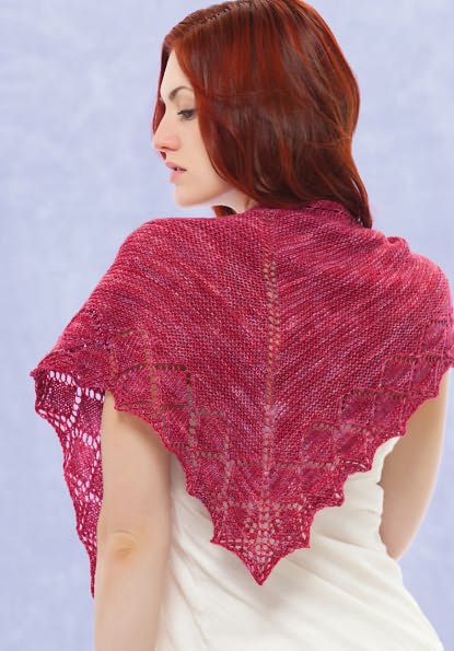 Sock-Yarn Shawls: 15 Lacy Knitted Shawl Patterns