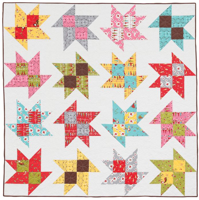 Large-Block Quilts: 16 Quick and Easy Quilt Patterns