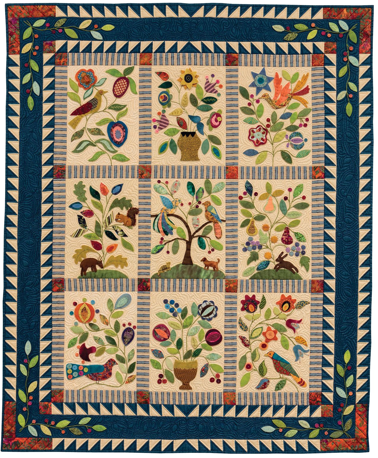 My Enchanted Garden: Applique' Quilts In Cotton and Wool