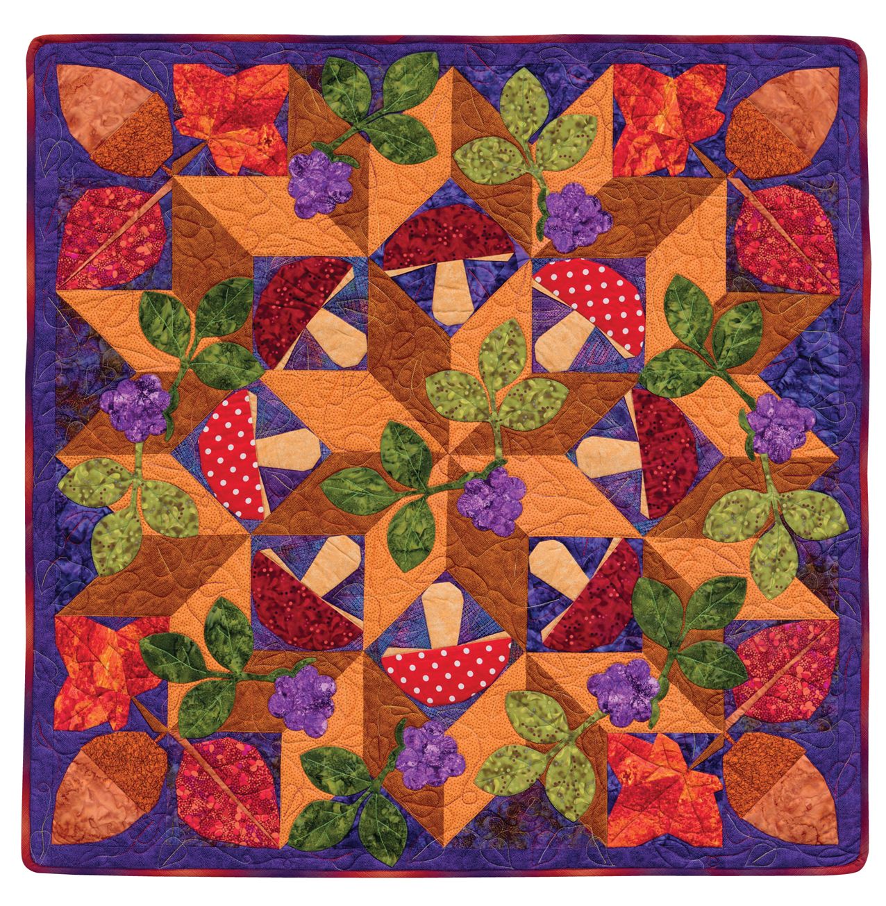 A Paper-Pieced Garden: 27 Mix-And-Match Blocks Plus Unique Quilts