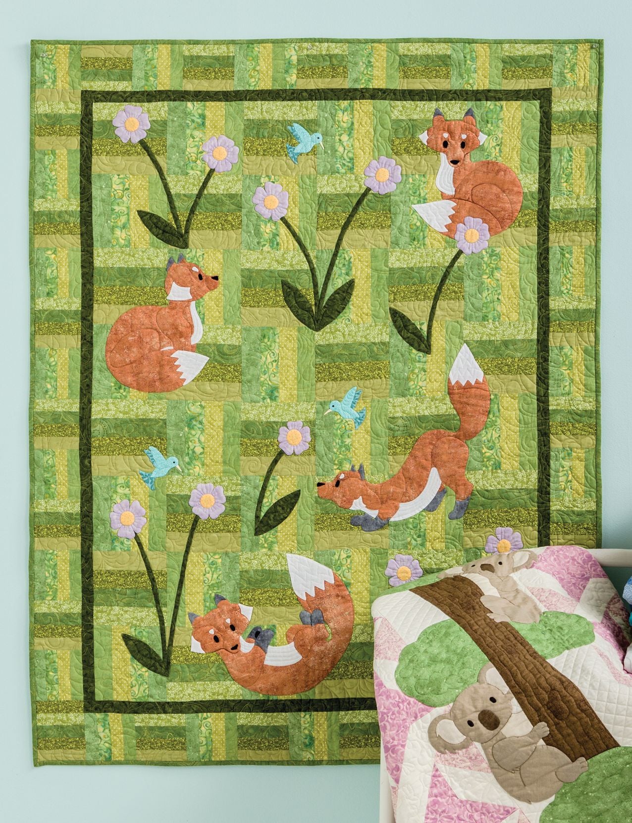 Animal Parade: Adorable Applique Quilt Patterns for Babies