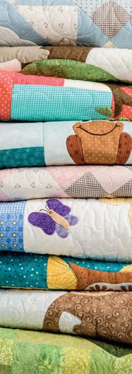 Animal Parade: Adorable Applique Quilt Patterns for Babies