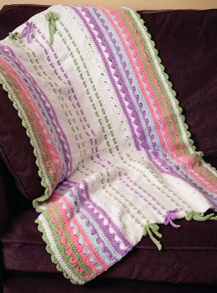 Crocheted Snugglers: Easy Blankets for Baby