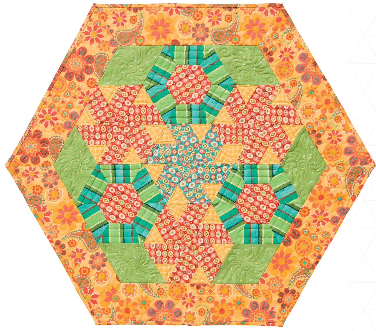 Hexagons, Diamonds, Triangles, and More: Skill-Building Techniques for 60-Degree Patchwork