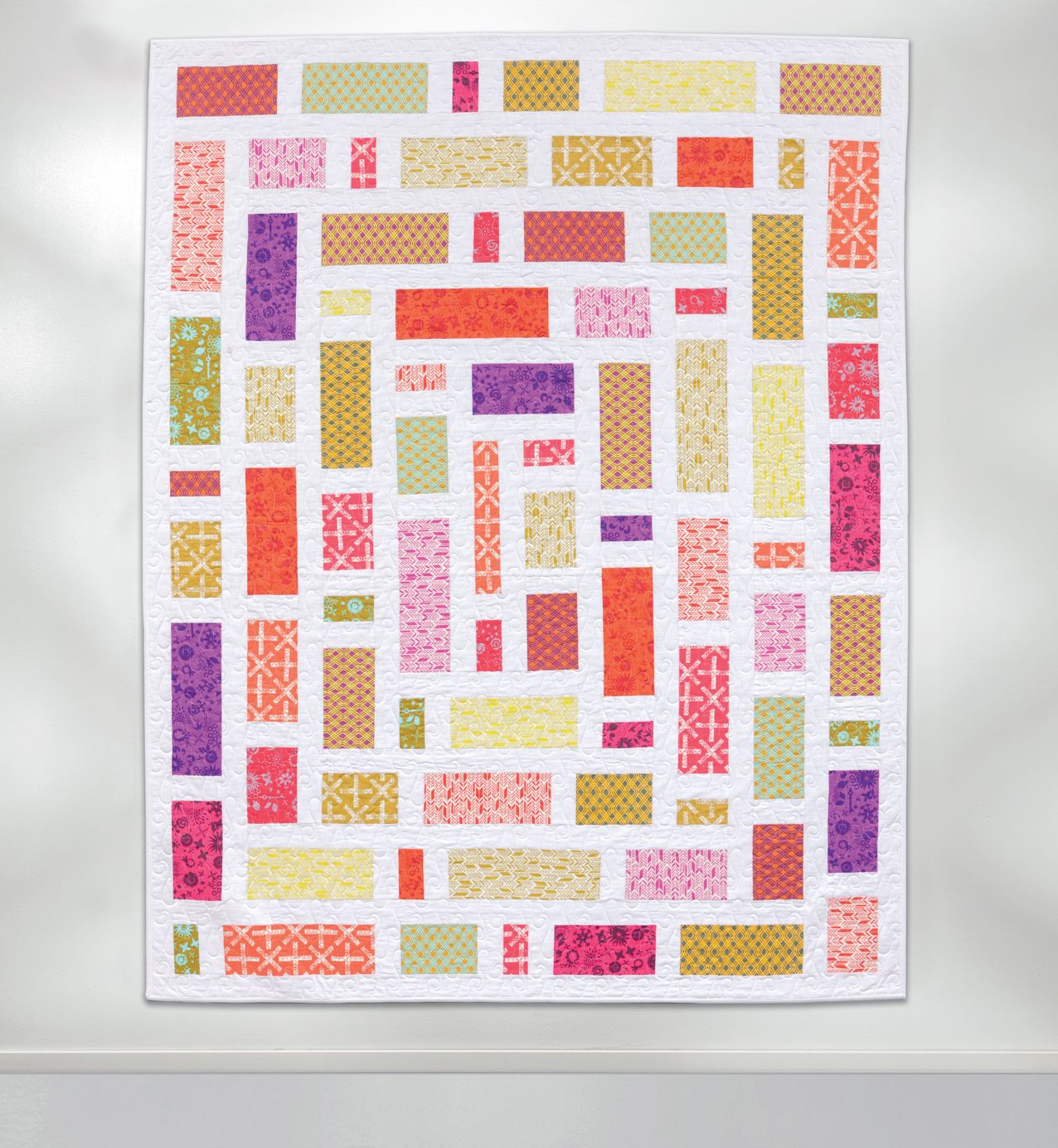 All about Strips: Colorful Quilts from Strips of Many Sizes