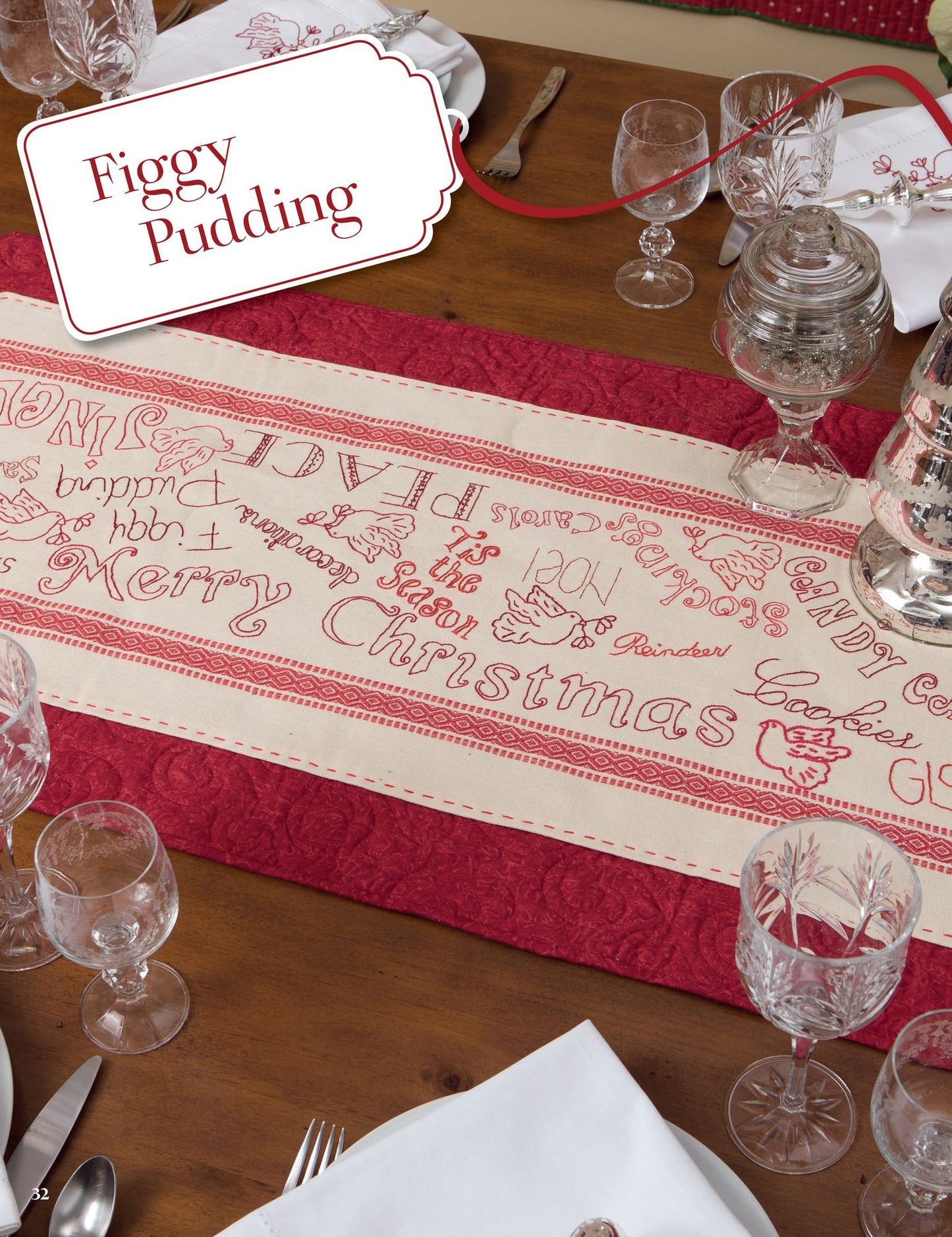 Handmade Christmas Cheer: Festive Holiday Projects to Embroider, Applique, and Quilt