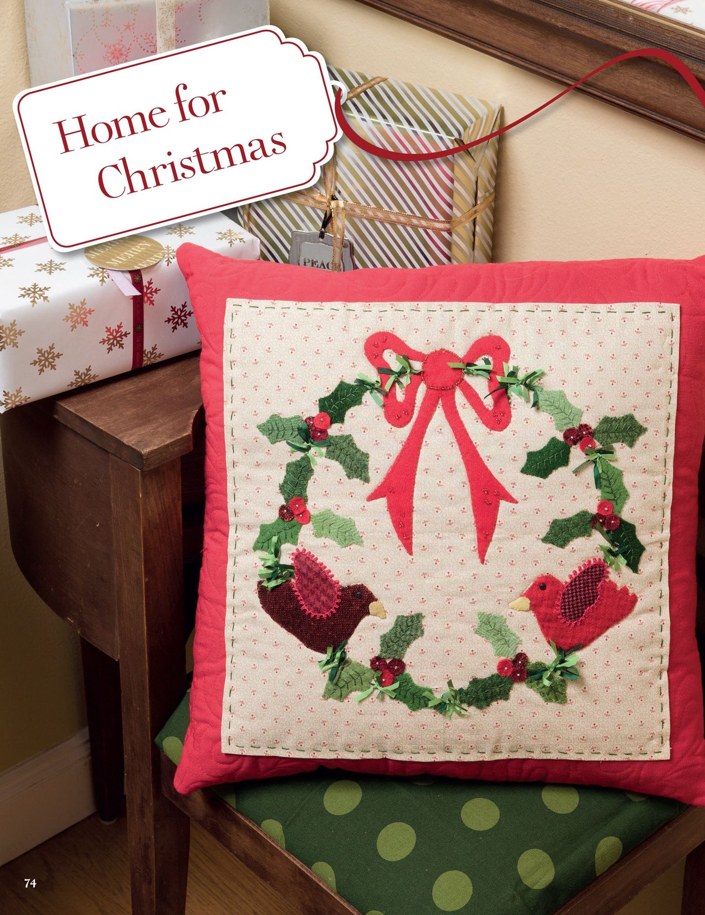Handmade Christmas Cheer: Festive Holiday Projects to Embroider, Applique, and Quilt