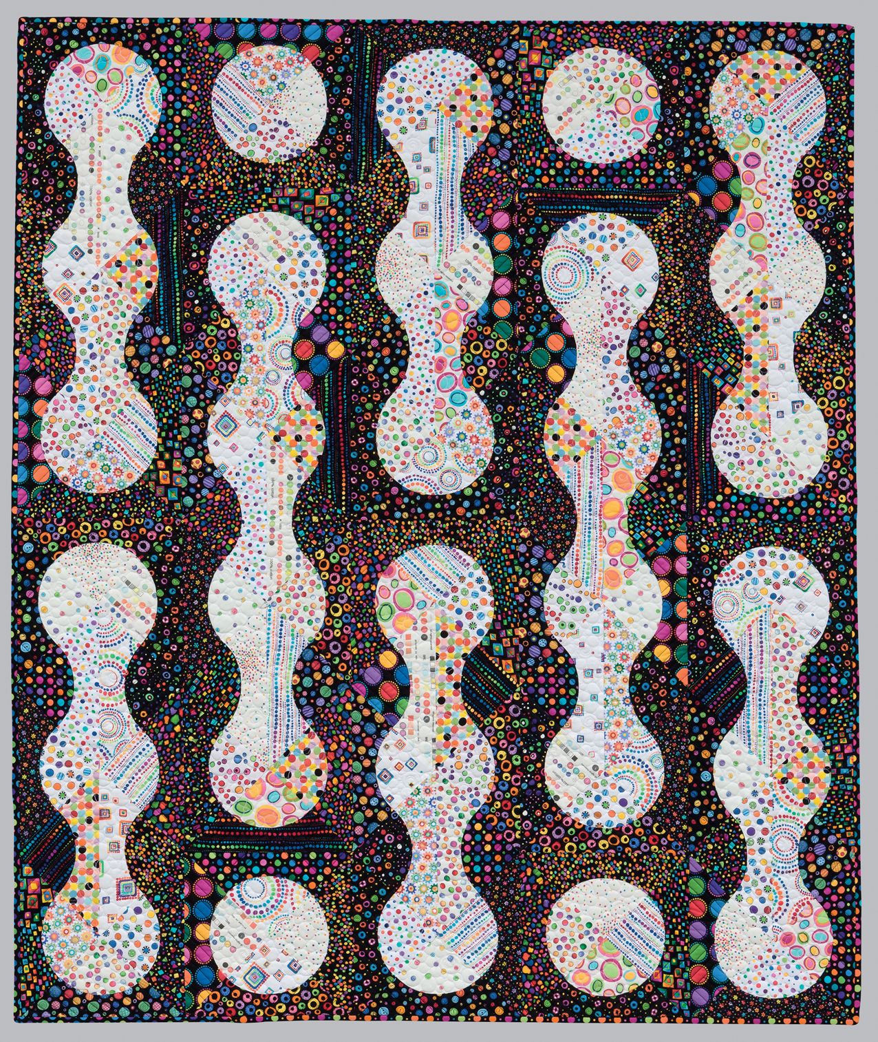 Splash of Color: A Rainbow of Brilliant Black-And-White Quilts