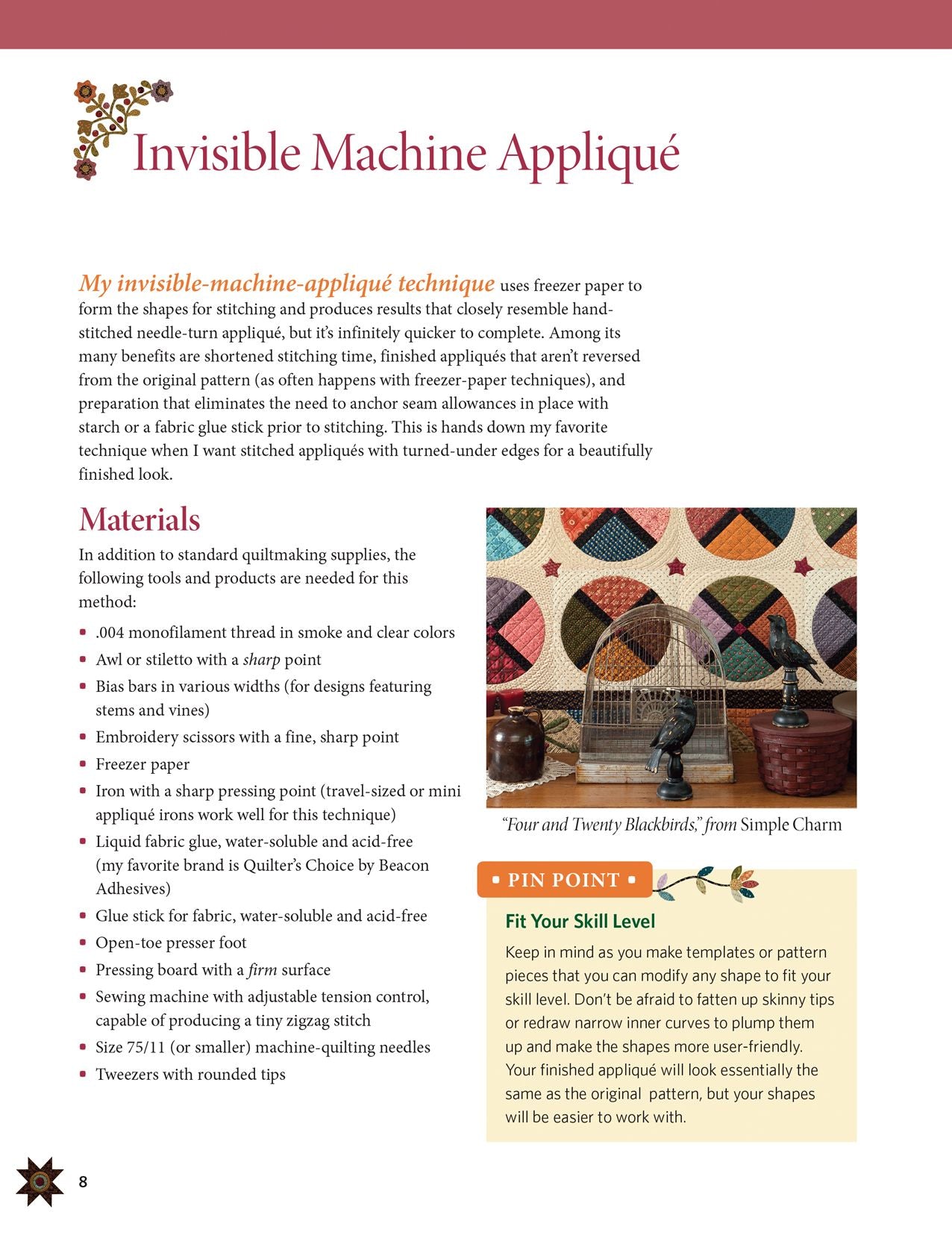 Simple Applique: Approachable Techniques, Easy Methods, Beautiful Results!